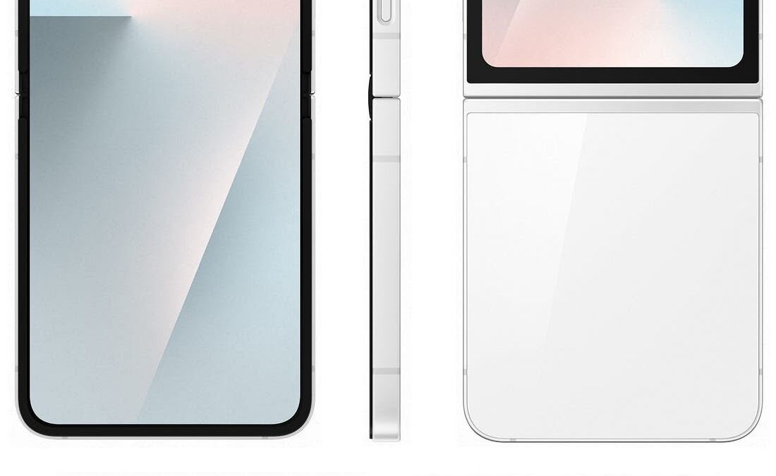 Изображение Samsung Galaxy Z Flip 7 в развернутом виде