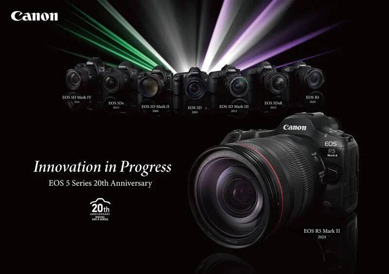 canon eos 5 series 20 years