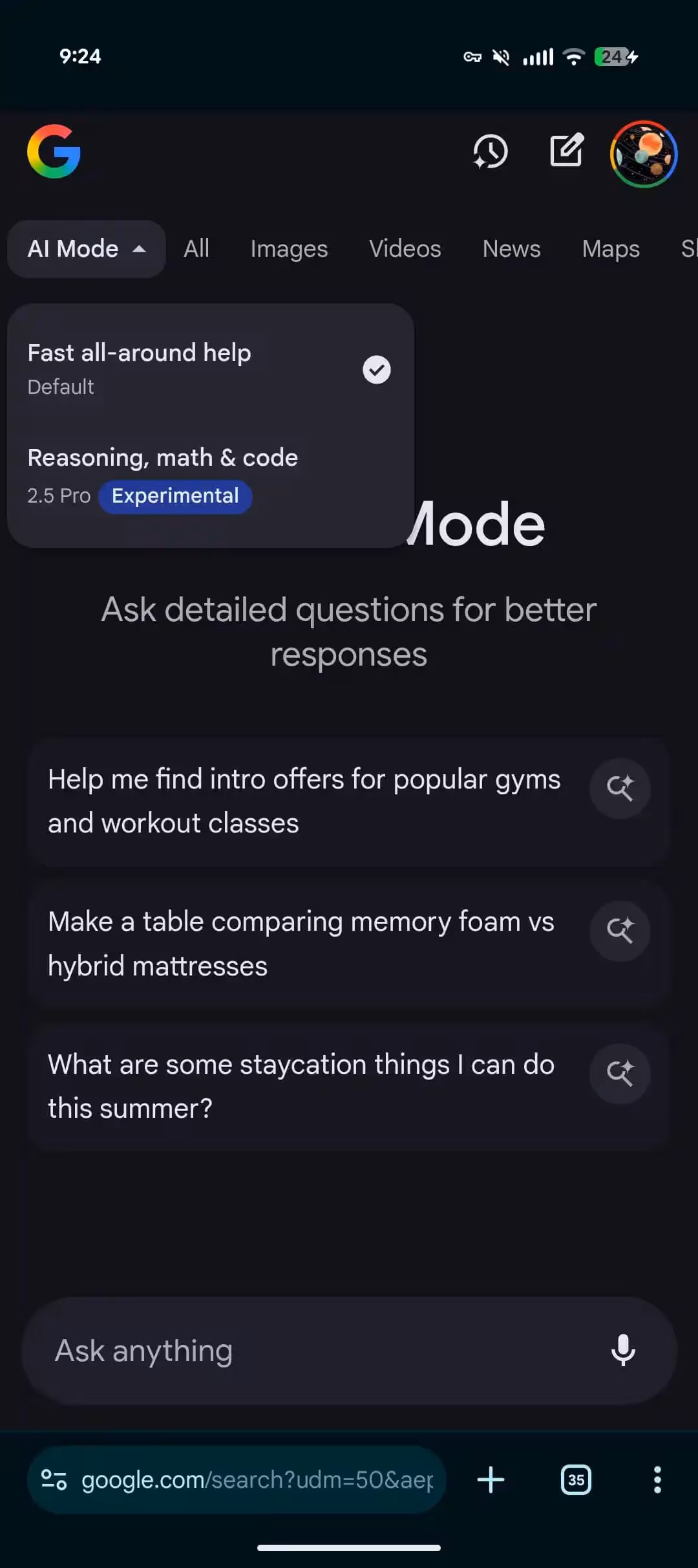 У Google AI Mode уже 100 млн пользователей в месяц — начался глобальный запуск Gemini 2.5 Pro и Deep Search 4 google ai mode gemini 2.5 pro 1 1.jpg
