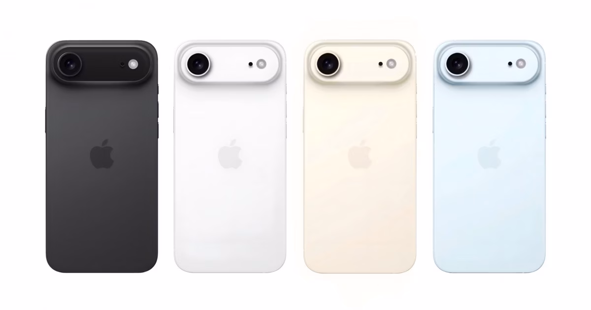 iPhone 17 Air: стали известны цвета модели 3 iPhone 17 Air