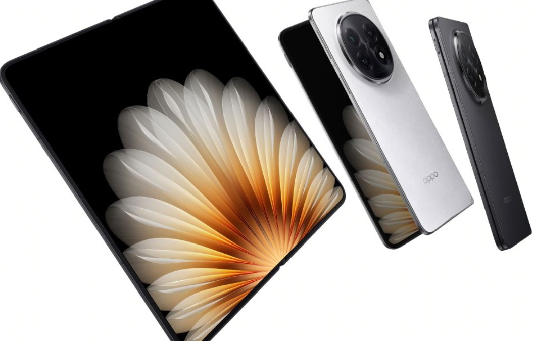 Складной смартфон Oppo Find N6 с крупным дисплеем и системой камер