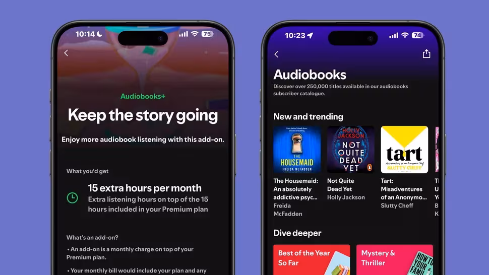 Spotify расширит доступ к аудиокнигам для подписчиков Premium 2 img 8172