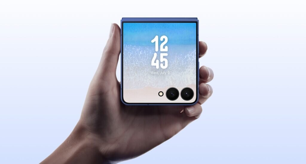 Мобильный телефон с двумя камерами и экраном