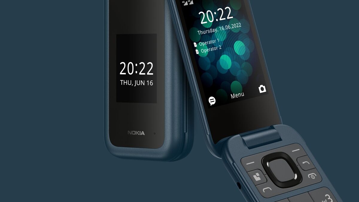 Кнопочная раскладушка Nokia 2660 Flip с дисплеем и клавиатурой