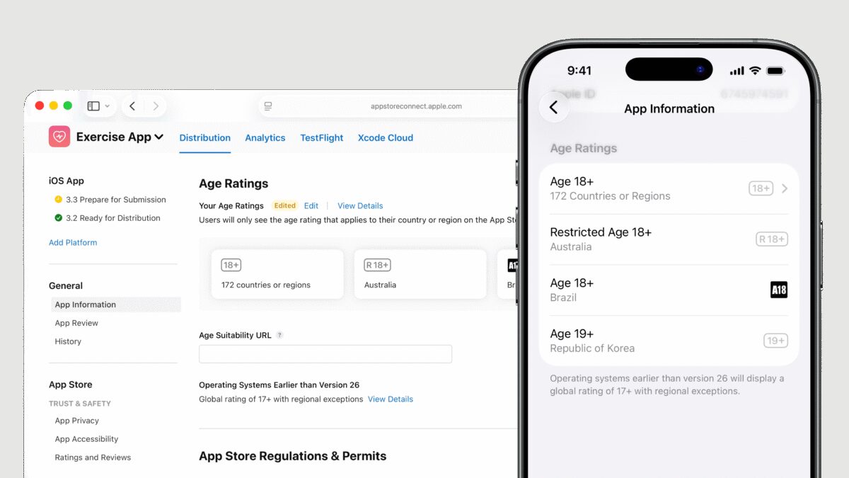 set an app age rating 5 2x