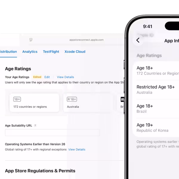 set an app age rating 5 2x