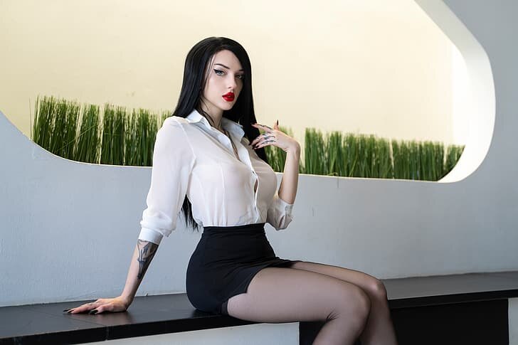 15 лучших косплеерш 2025 года 18+. Часть 3 65 alin ma women model cosplay office girl hd wallpaper preview