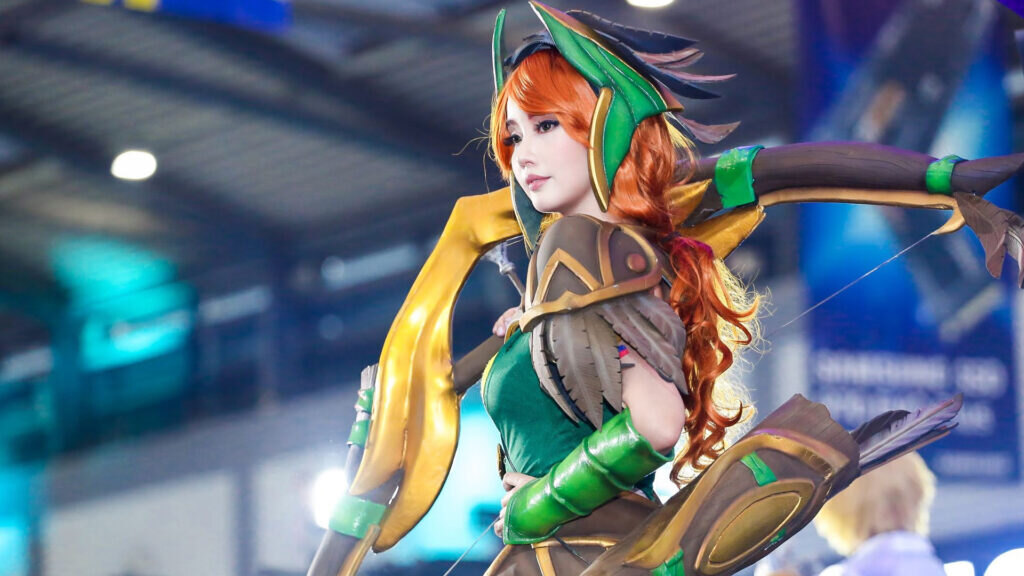 15 лучших косплеерш 2025 года 18+. Часть 3 99 dota2 alodiagosiengfiao windrangercosplay2 1024x576 1