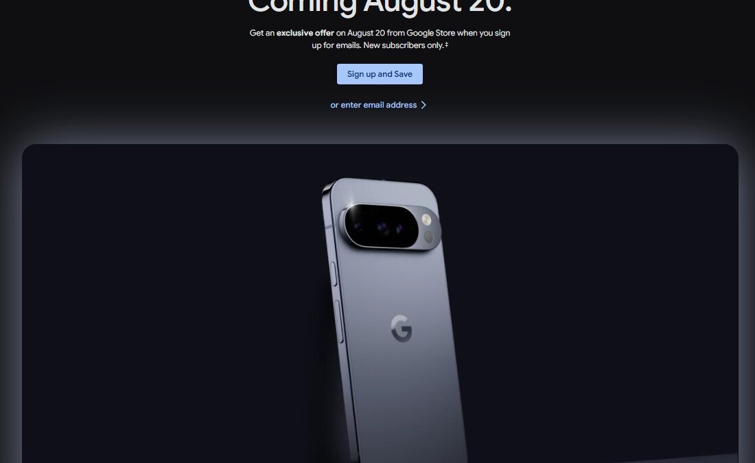 googles teaser shows the pixel 10 pro design ahead of launch
