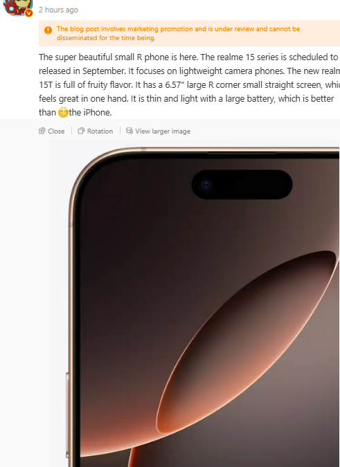 Realme подтвердил выход серии Realme 15 в Китае в сентябре 5 image 84