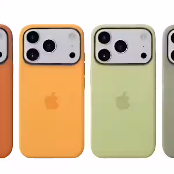 the colorful array of iphone 17s new liquid glass inspired cases has leaked with images