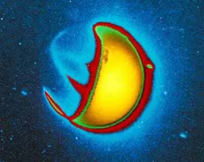 1514px earth in ultraviolet from the moon s72 40821 20250923 235142