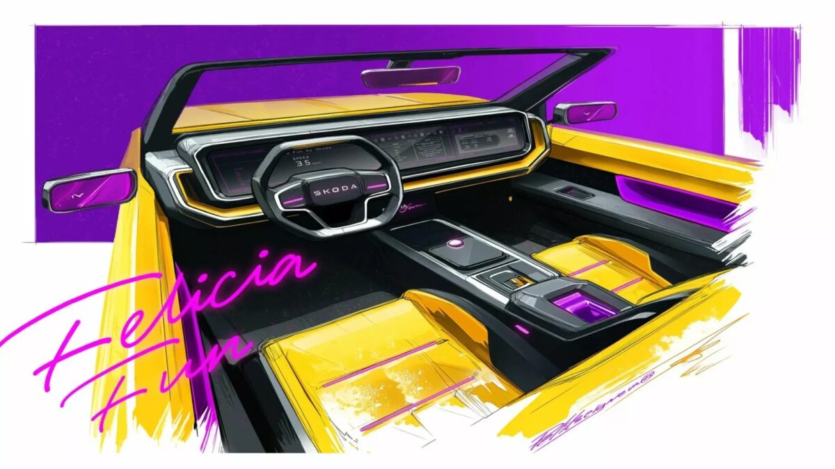 Дизайнер Skoda представил современный концепт пикапа Felicia Fun 7