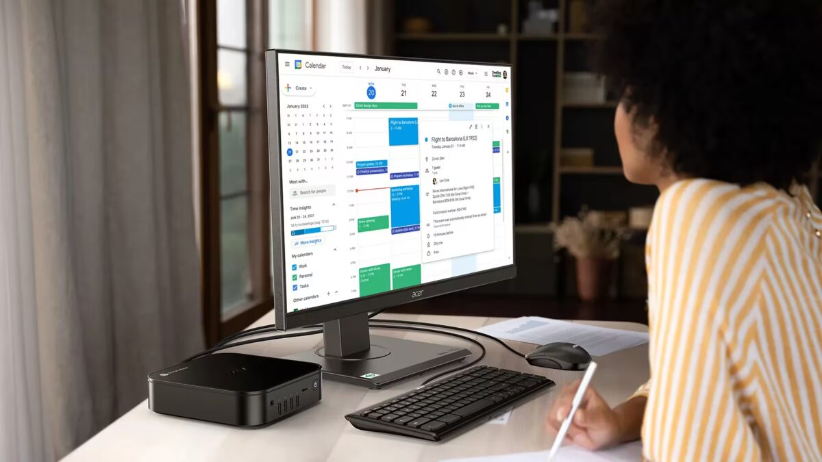 Acer Chrome Box CXI6 на IFA 2025: компактный настольный ПК с Chrome OS и комплектом периферии