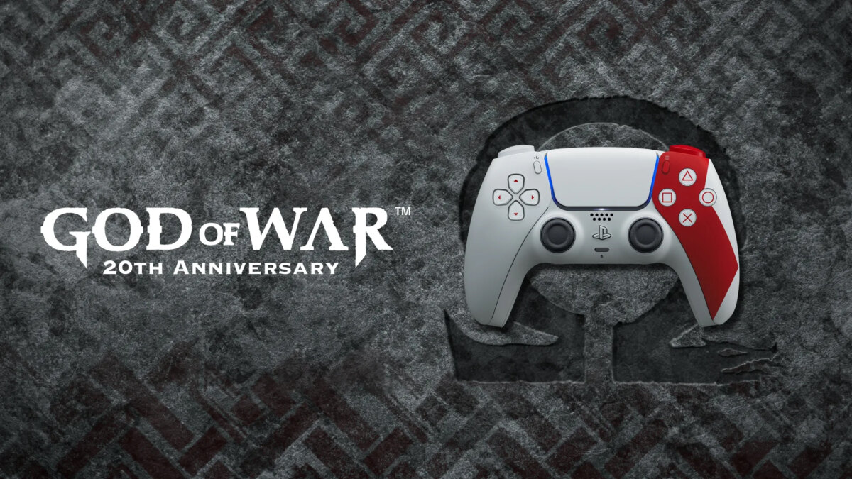 god of war 20th anniversary controller