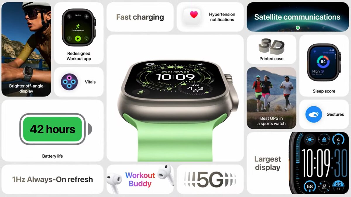 Экран Apple Watch Series 11 с цифровым интерфейсом и дисплеем