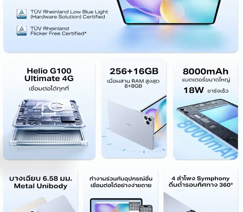 Infinix представила планшет XPAD 20 Pro с Helio G100 Ultimate и батареей на 8000 мАч 3 infinix xpad 20 pro key features