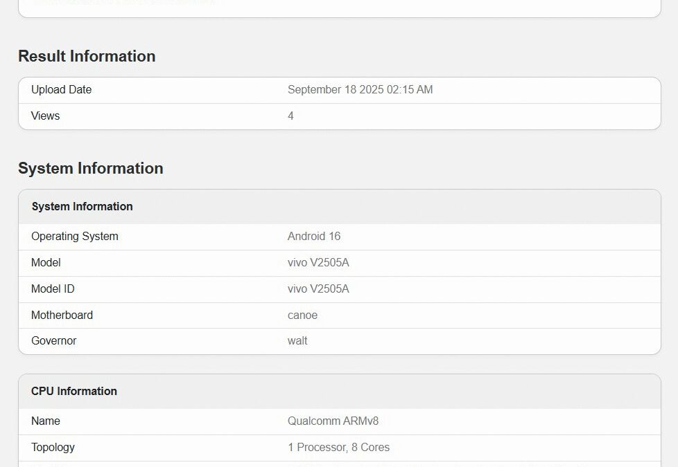 iQOO 15 появился в базе Geekbench и готовится к дебюту 20 октября 6 iqoo 15 geekbench