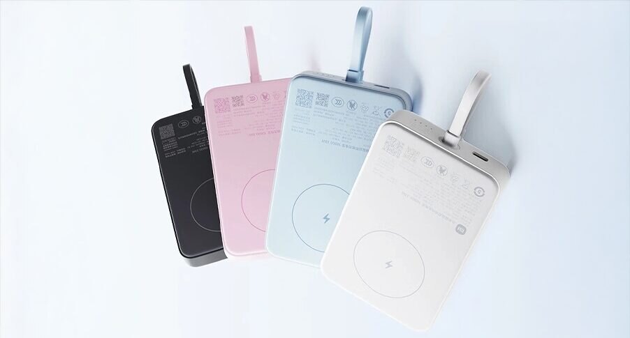 В России представлены новые пауэрбанки Xiaomi 3 magnetic power bank 10000mah 33w 2