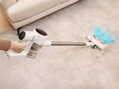 Ручной пылесос Dreame R10S Aqua в использовании