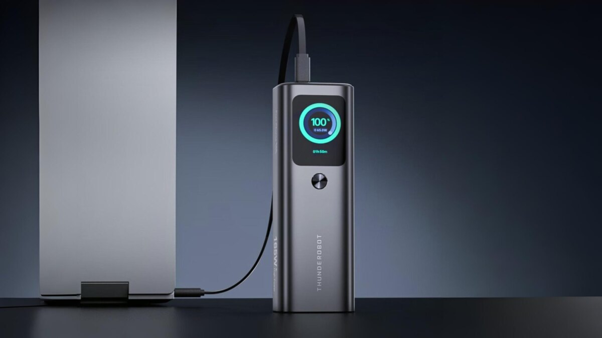 Thunderobot представила пауэрбанк V20 Pro с мощностью 165 Вт и встроенным кабелем 2 thunderobot v20 pro 2048x1152 1