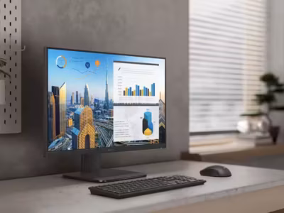 Бизнес-моноблок ASUS ExpertCenter P600 AiO с Ryzen AI и встроенной графикой на рабочем столе