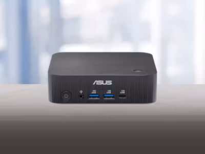 Компактный мини-ПК Asus ExpertCenter PN54-S1 с USB-портами, Ryzen AI 200, на заголовочном изображении