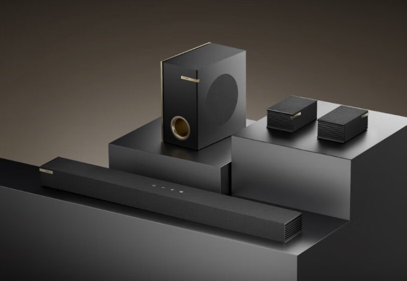 Звуковой бар Dreame S1 с сабвуфером: черный саундбар с Dolby Atmos и текстурой