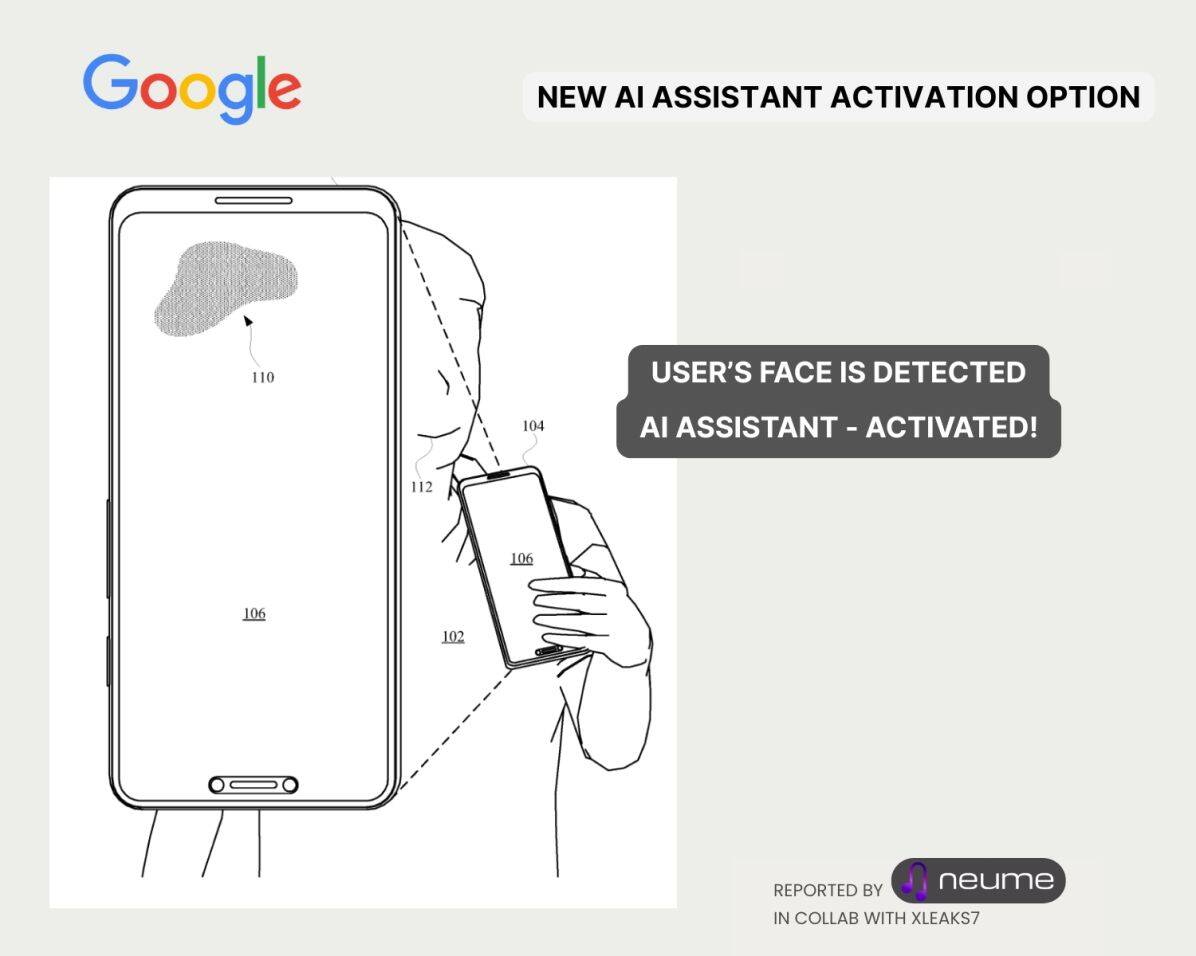 Google запатентовал бесконтактный метод активации Gemini на смартфонах 4