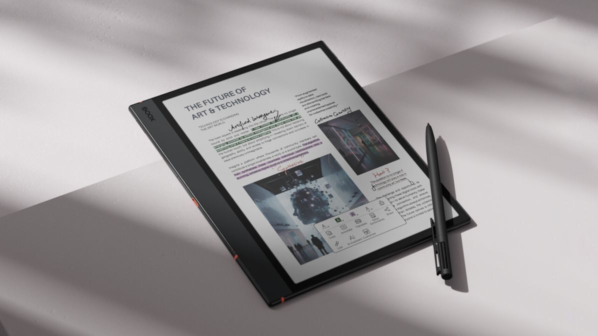 Графический интерфейс и страницы электронных книг Onyx Boox Palma 2 Pro и Note Air 5C