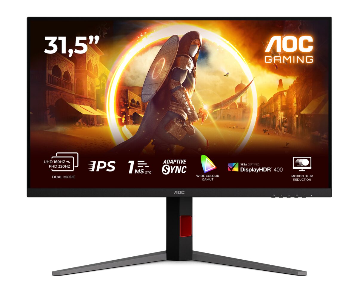 AOC показал бюджетные игровые мониторы U32G4U и Q27G4SRU на 320 Гц 6