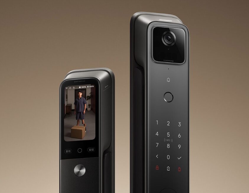 Умный дверной замок Xiaomi Smart Door Lock 4 Pro с камерами и сенсорным интерфейсом