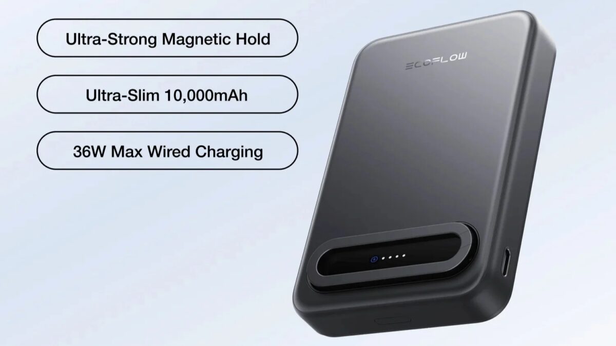 Powerbank EcoFlow Rapid Mag Qi2 с беспроводной зарядкой и индикатором состояния