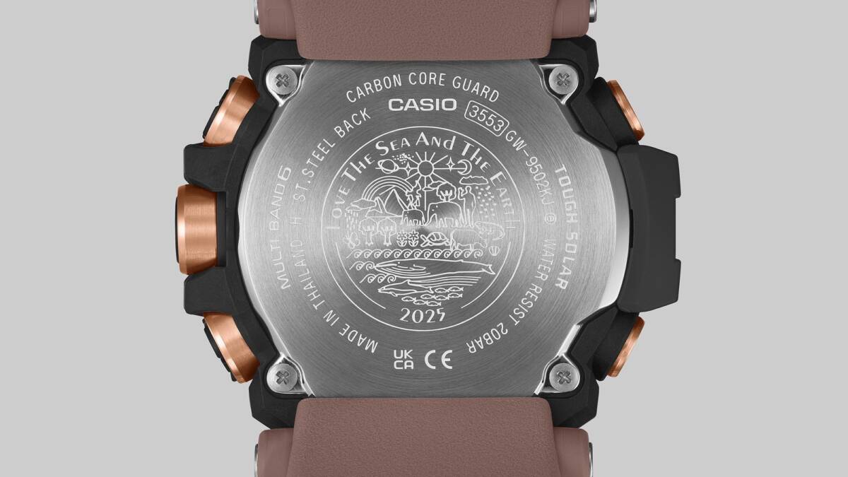 Casio представила лимитированные часы G-Shock Mudman GW-9502KJ-8, вдохновлённые бегемотом 5 gw 9502kj 8 urabuta