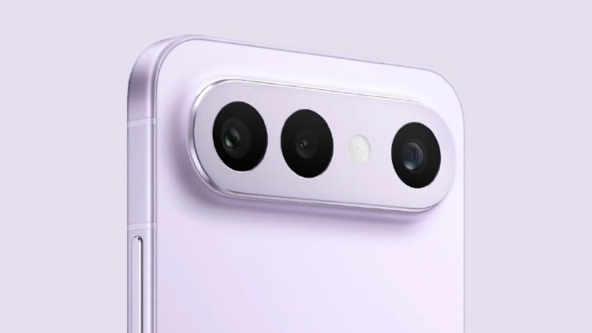 Камера Vivo S50 Pro Mini с тремя объективами крупным планом