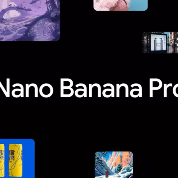 Интерфейс Nano Banana Pro от Google с панелью генерации изображений и элементами UI