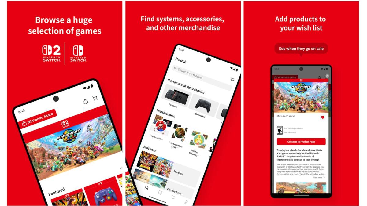 Приложение Nintendo Store стало доступно на iOS и Android 3 nintendo store