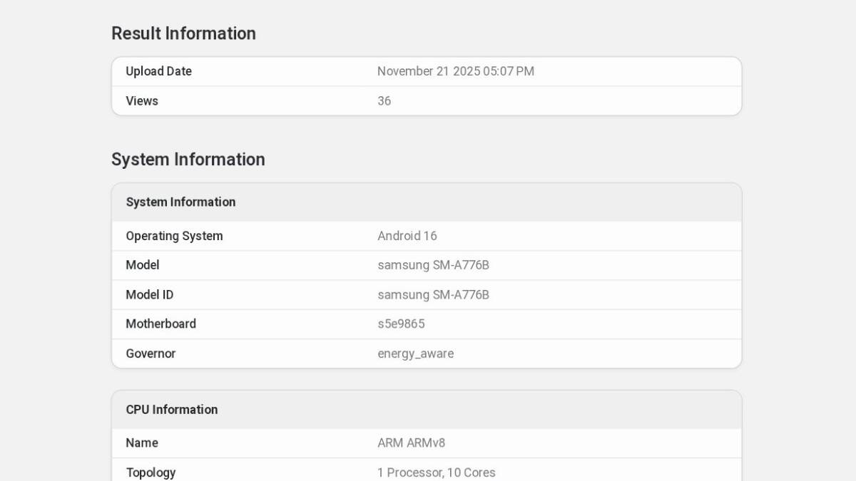 samsung galaxy a77 geekbench exynos 2400 leak