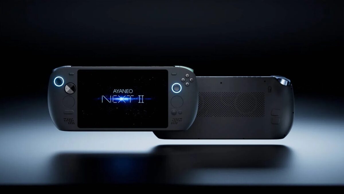 Портативная игровая консоль AYANEO Next 2 с OLED-экраном и аккумулятором, показ в фичере
