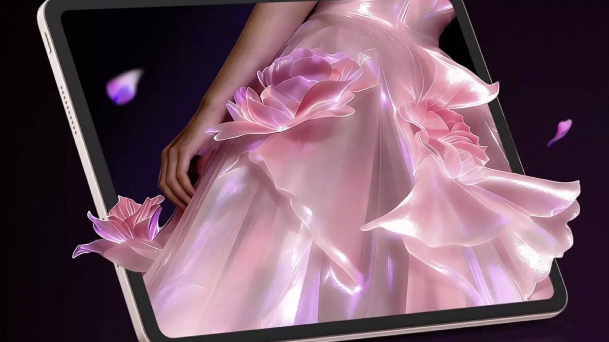 Планшет Oppo Pad Air 5 с отображением экрана и дизайном