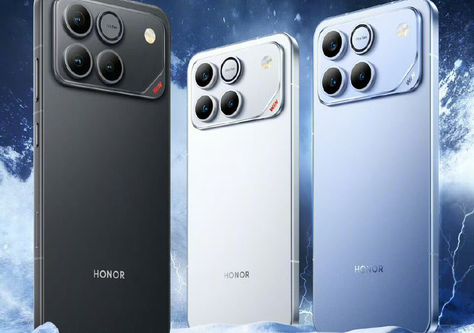 Три смартфона Honor серии Win с тройной камерой и светодиодной вспышкой