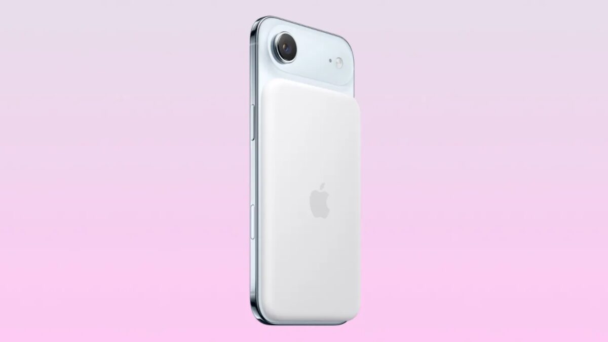 iPhone Air с аккумулятором MagSafe на задней панели, демонстрация улучшенной интеграции Apple