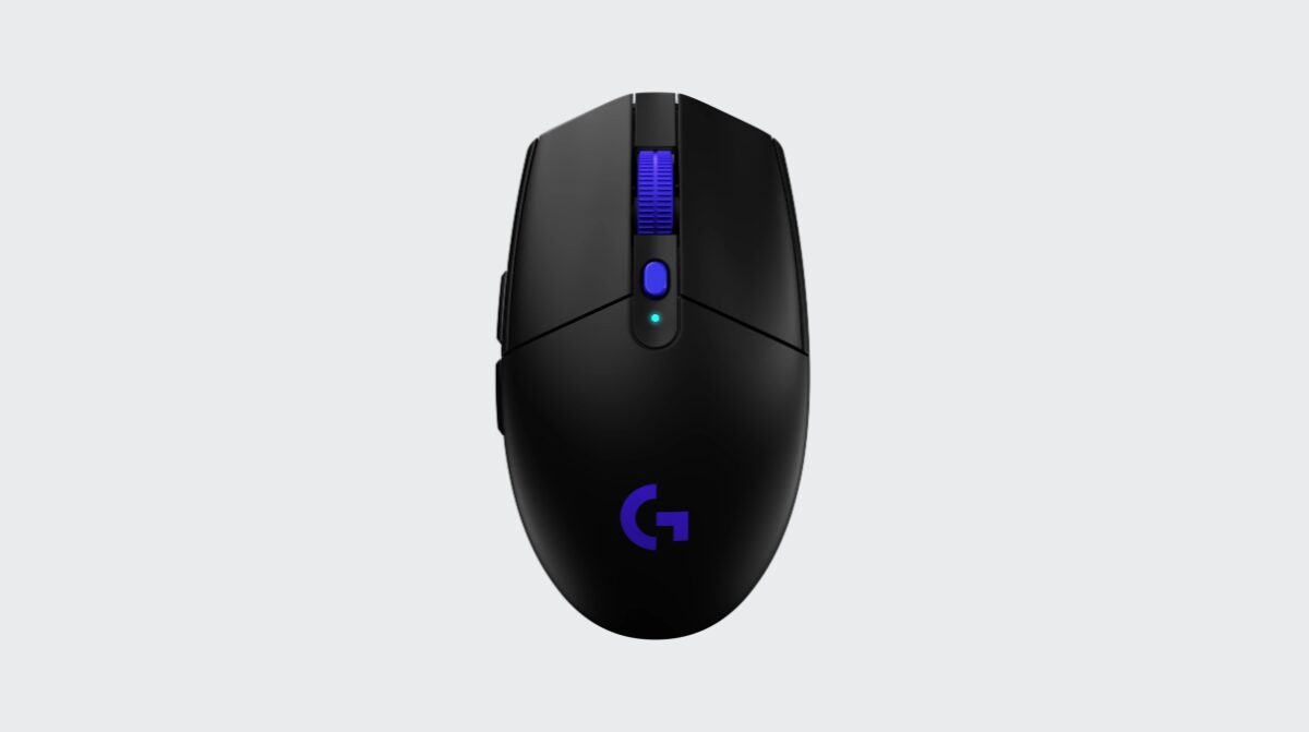 Игровая мышь Logitech G304 X Lightspeed сверху вид