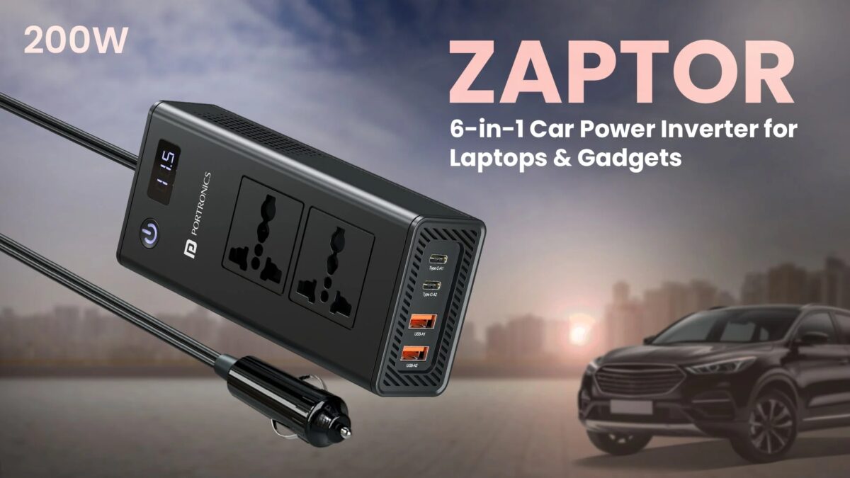 portronics zaptor launched