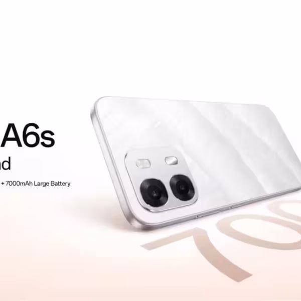 Задняя панель Oppo A6s с двойной камерой и вспышкой