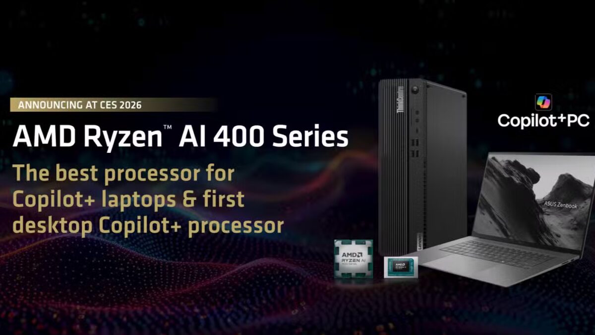 amd ryzen 300 ai ces 2026 slide