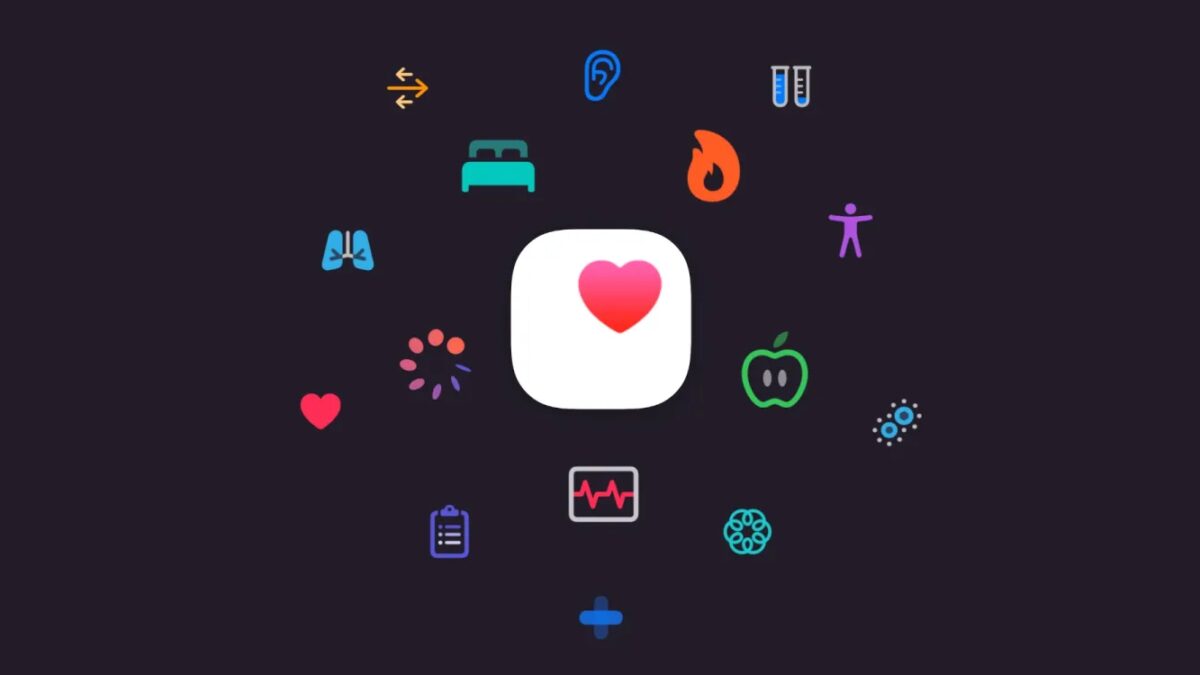 Иконки приложения «Здоровье» в iOS 26.4 на iPhone от Apple