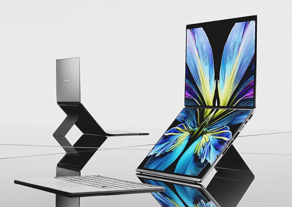 Рассмотрение ноутбука Asus Zenbook Duo 14 с двумя OLED-экранами и клавиатурой снизу