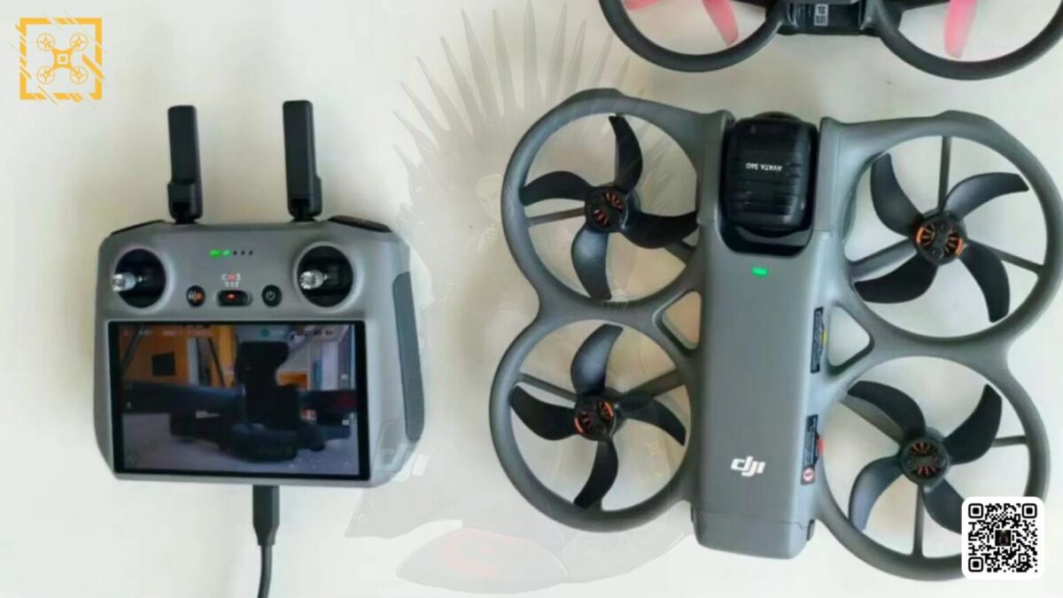 Дрон DJI Avata с дополнительной камерам и пультом управления