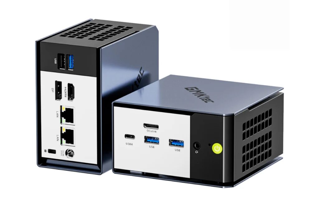 Компактный мини-ПК Gmktec NucBox K16 с разъемами USB и LAN